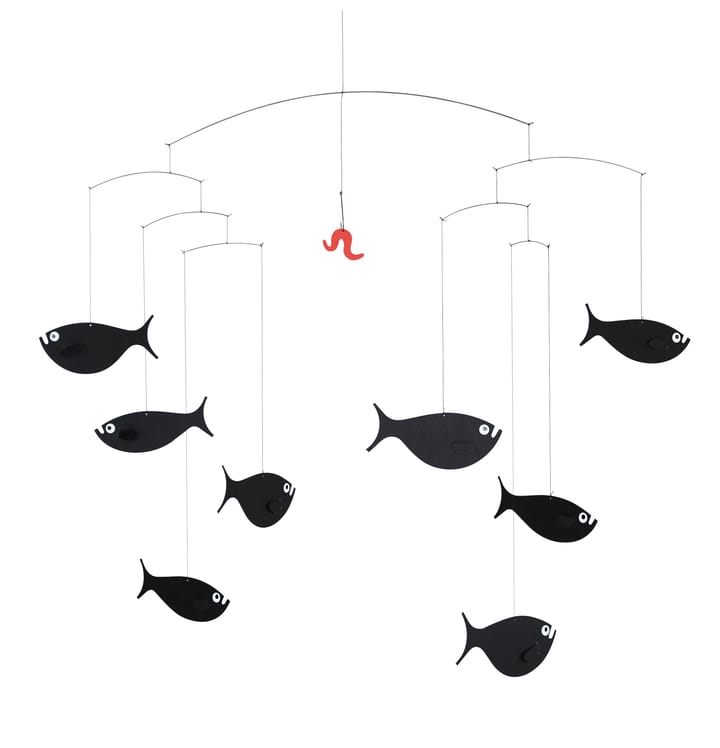 Shoal of fish mobile - black - Flensted Mobiles