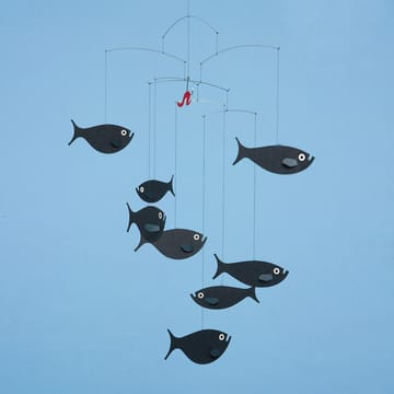 Shoal of fish mobile - black - Flensted Mobiles