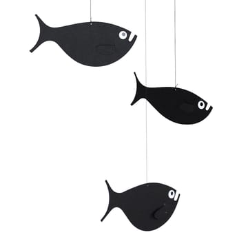 Shoal of fish mobile - black - Flensted Mobiles