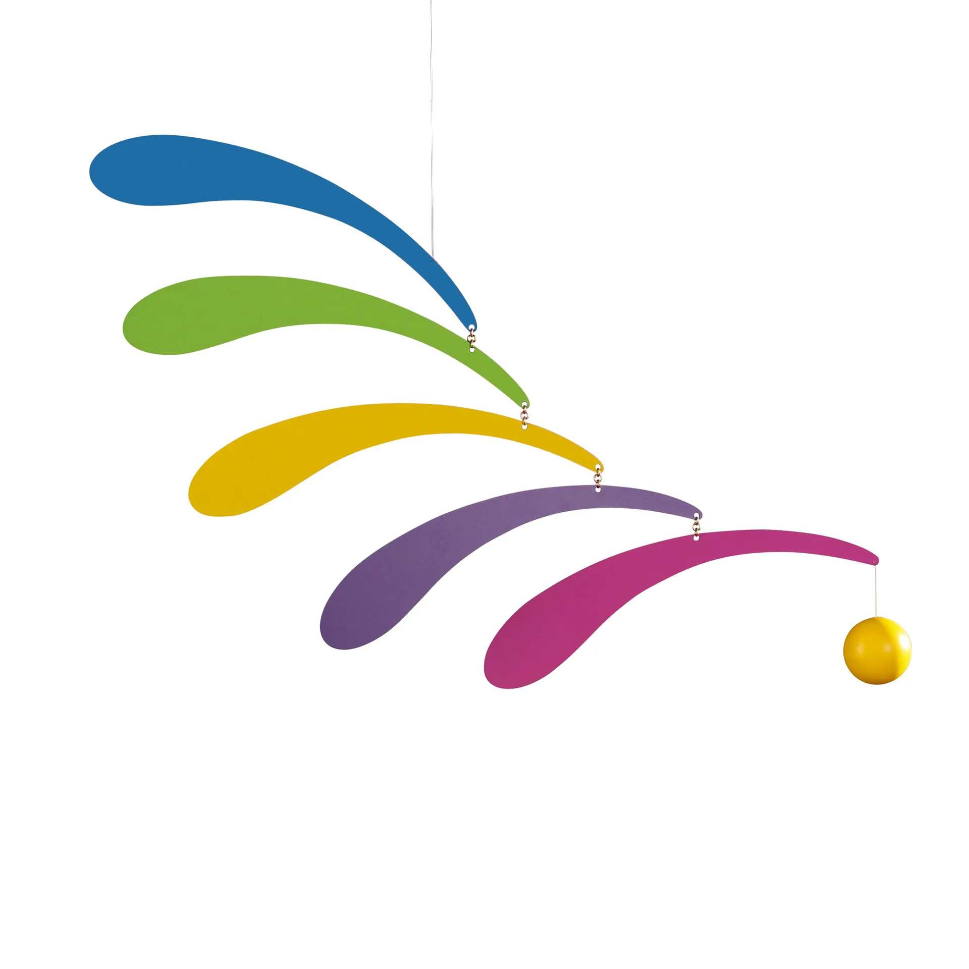The Flowing Rythm mobile, rainbow Flensted Mobiles