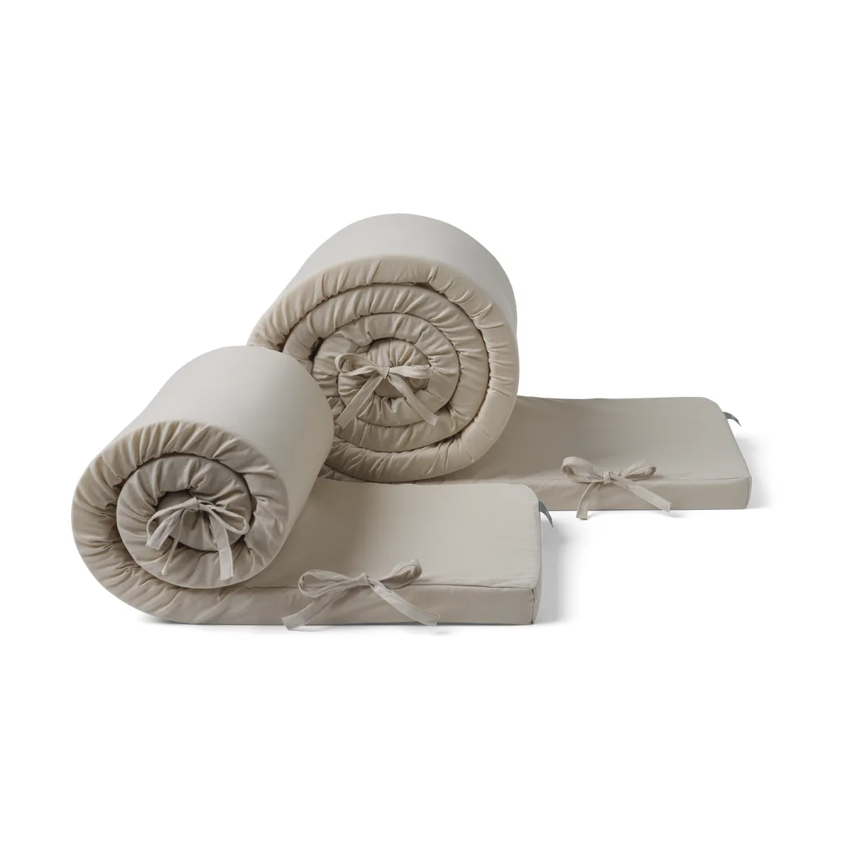 FLEXA Dawn crib liner 2.5x30x372 cm Grey