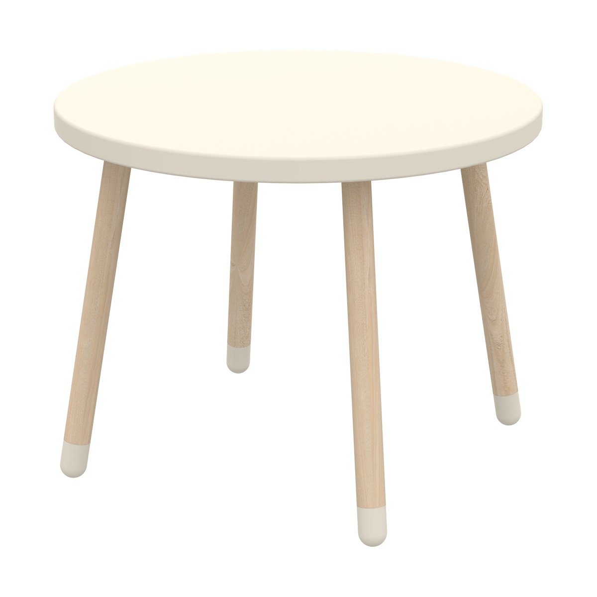 FLEXA Dots play table o60 cm Cream | Scandinavian Design | Desks | Beige