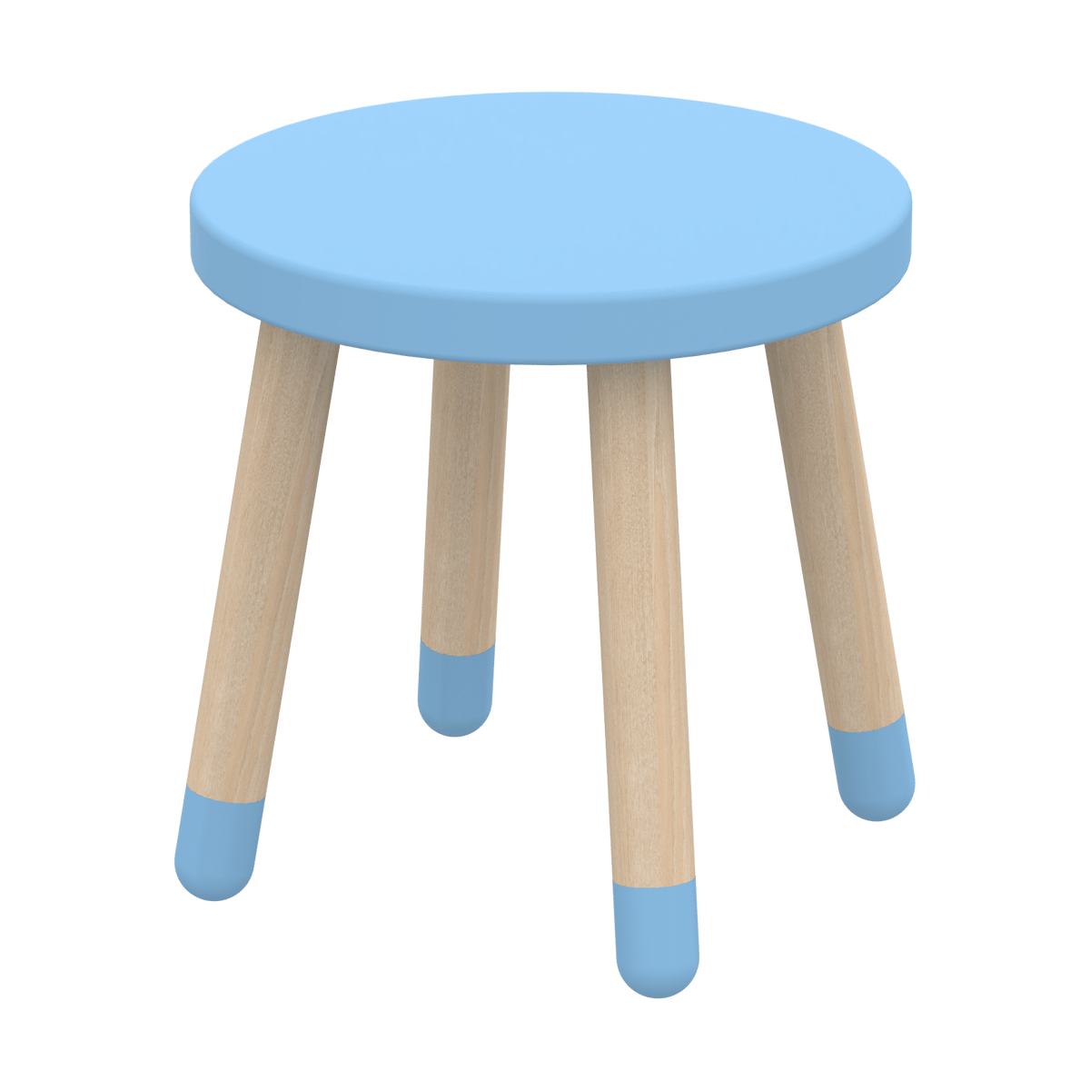 FLEXA Dots stool 30 cm Blue Skies | Scandinavian Design | Stools | Blue