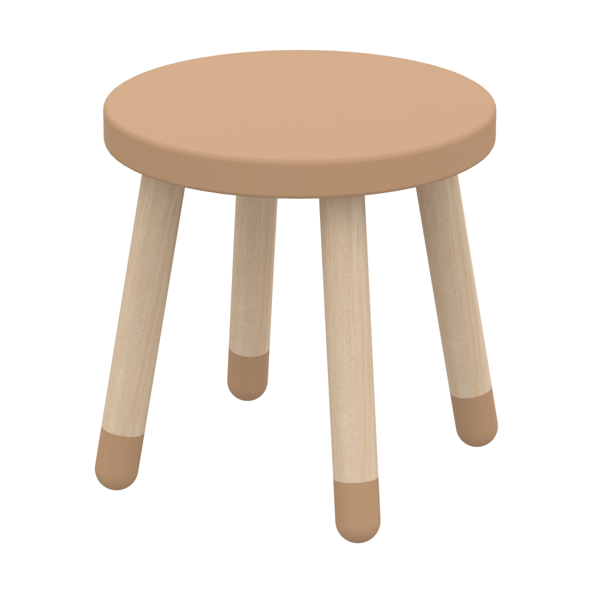 FLEXA Dots stool 30 cm Lattè | Scandinavian Design | Stools | Brown