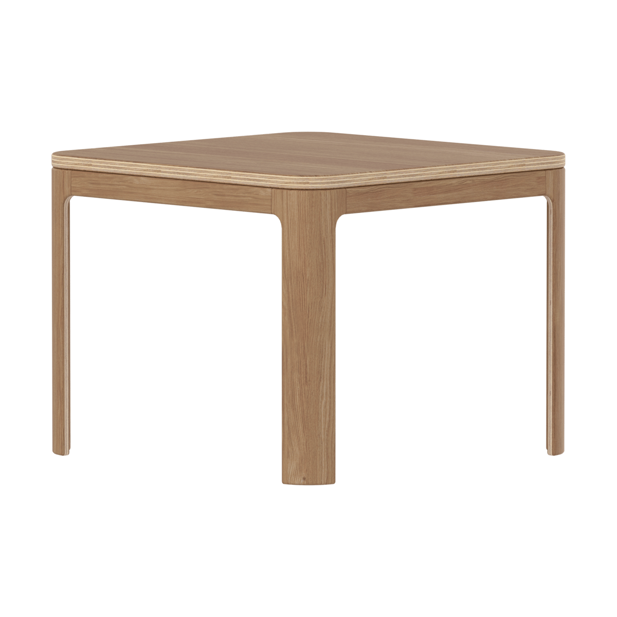 FLEXA Nova table 47x60x60 cm Oak veneer | Scandinavian Design | Coffee tables | Beige