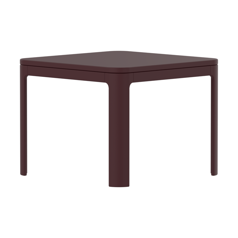 FLEXA Nova table 47x60x60 cm Pomegranate Plywood
