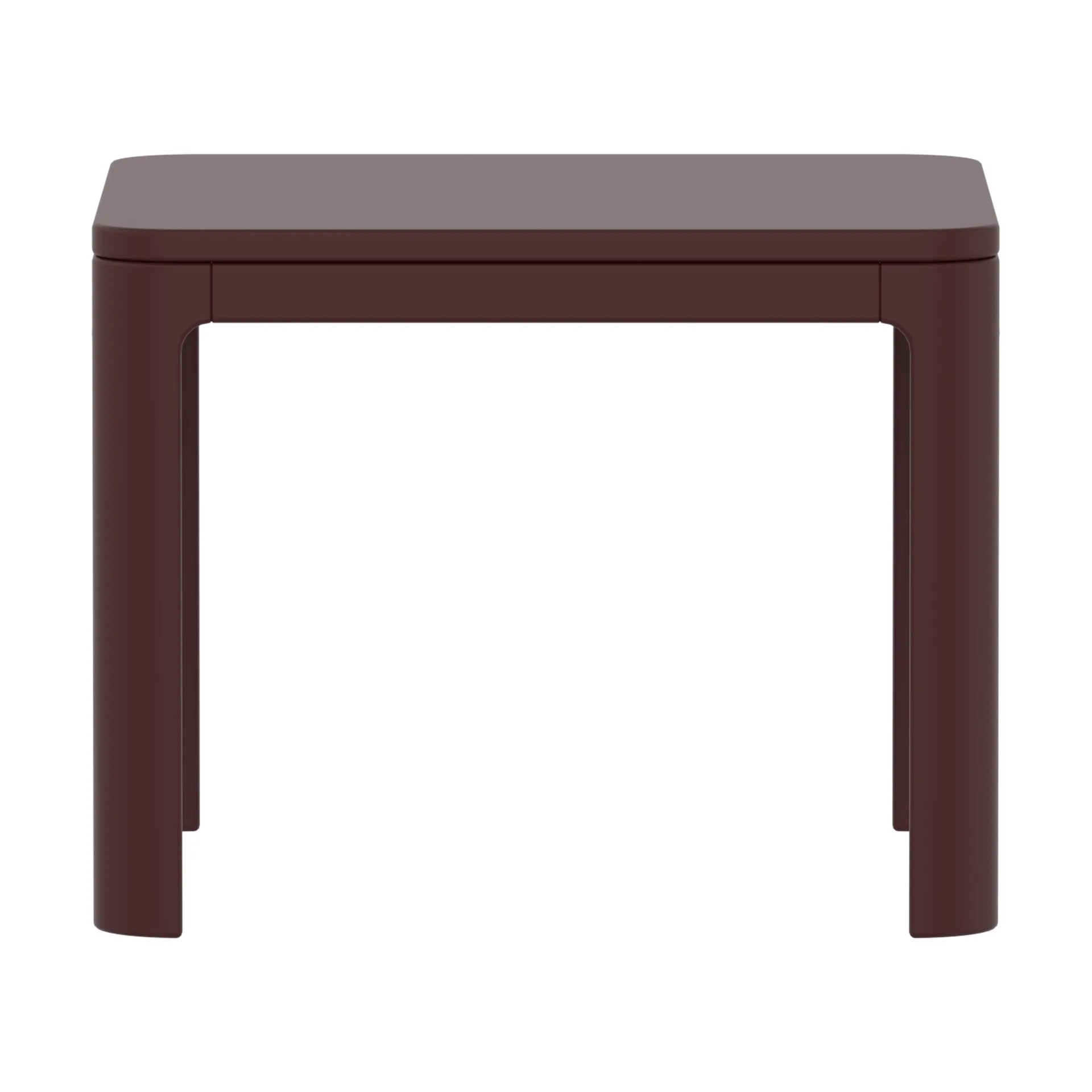 Nova table 47x60x60 cm, Pomegranate Plywood FLEXA