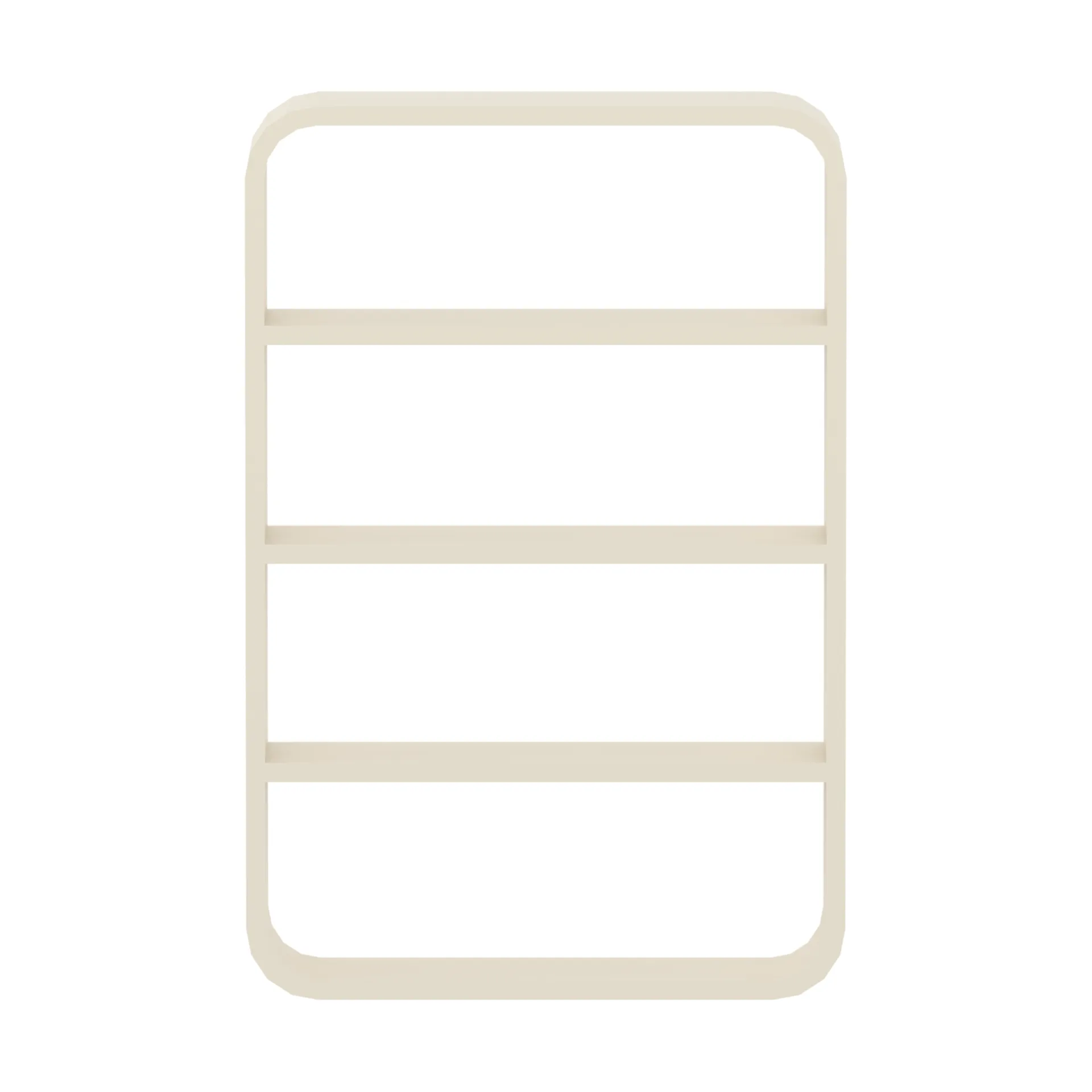 Nova wall shelf 50x83 cm, Cream FLEXA