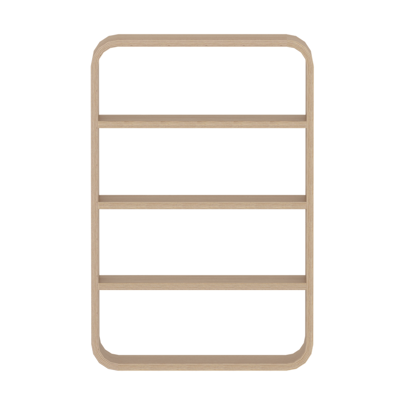 FLEXA Nova wall shelf 50x83 cm Oak veneer