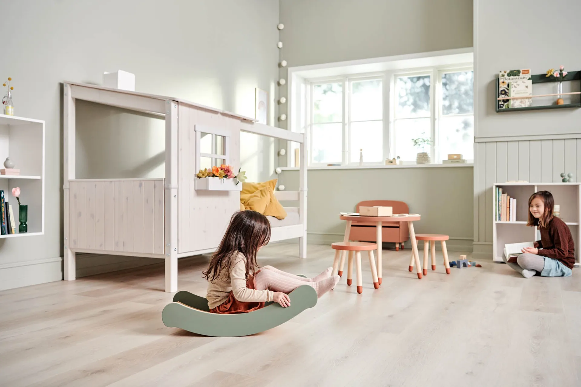 Play balance board 32x69 cm, Green FLEXA