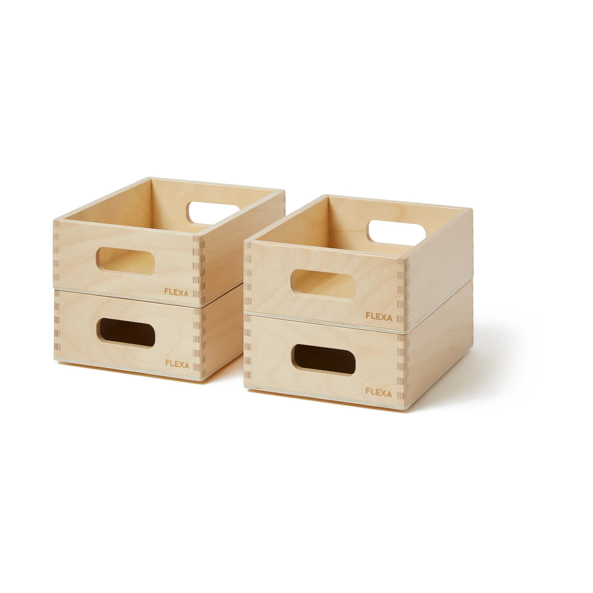 Play Storage Box 2-Pack, Fir FLEXA