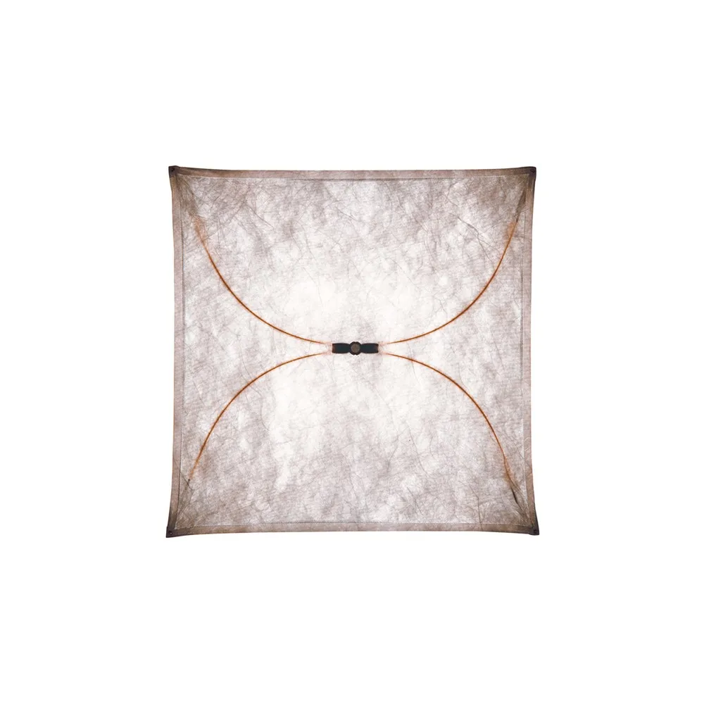 Ariette 1 wall lamp, White, textile fabric Flos