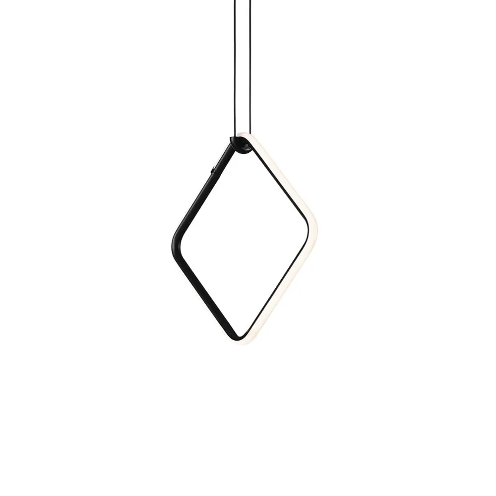 Flos Arrangements Square pendant Black, small | Scandinavian Design | Pendant lamps | Black