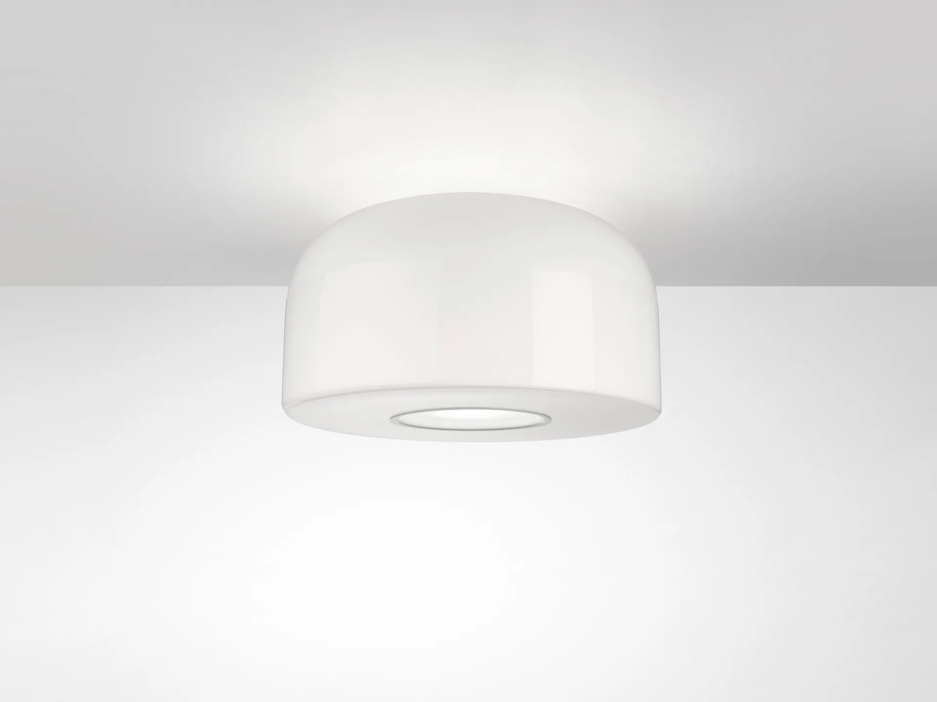 Bellhop Glass C2 ceiling light, White Flos
