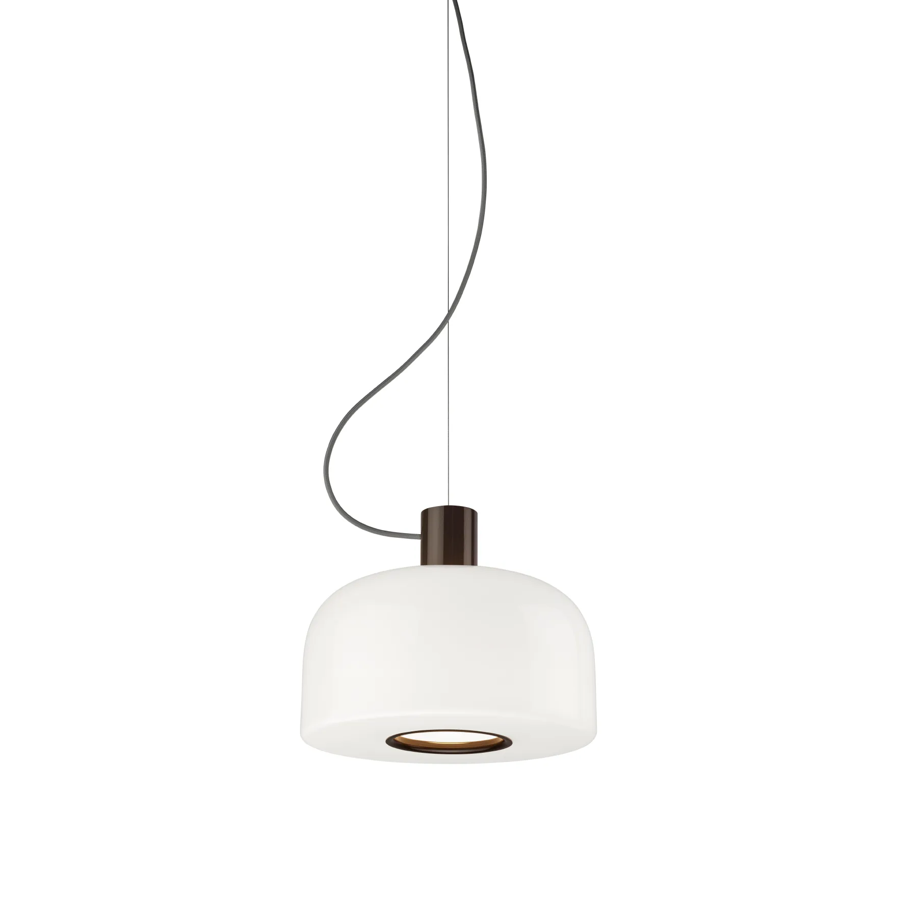 Bellhop Glass S1 pendant, Cioko Flos