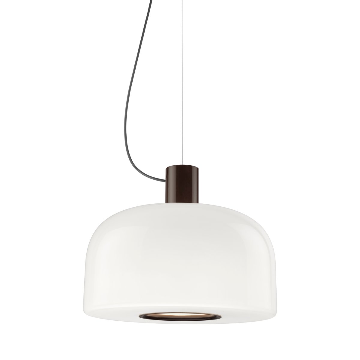 Flos Bellhop Glass S2 pendant lamp Choko | Scandinavian Design | Pendant lamps | Brown