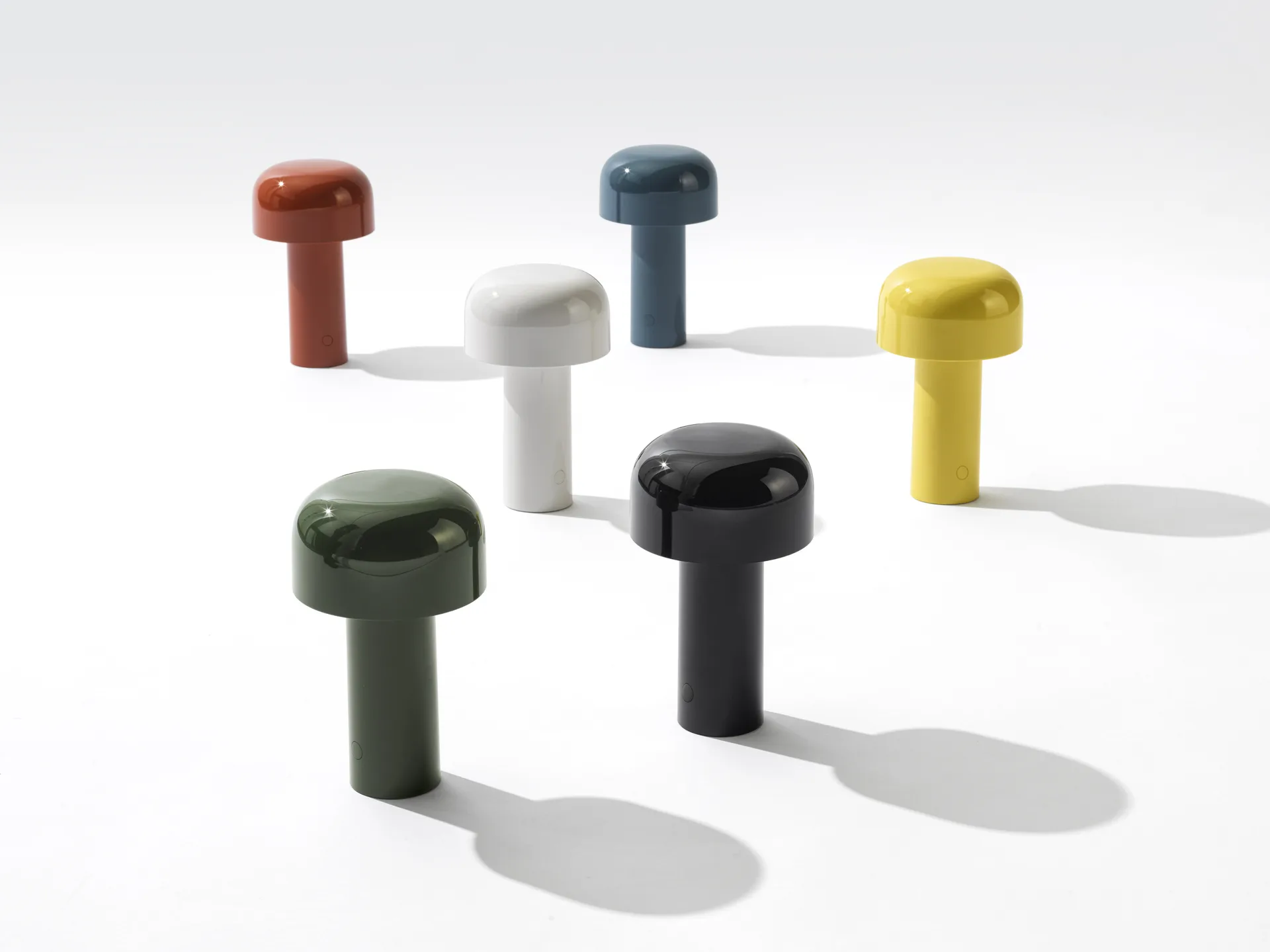 Bellhop portable table lamp, Glossy green, IP54 (indoor/outdoor) Flos