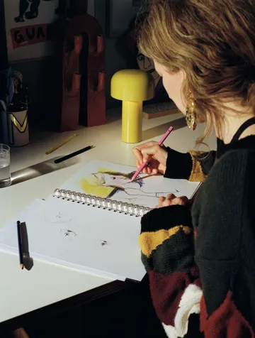 Bellhop portable table lamp - Yellow yellow, IP54 (indoor/outdoor) - Flos