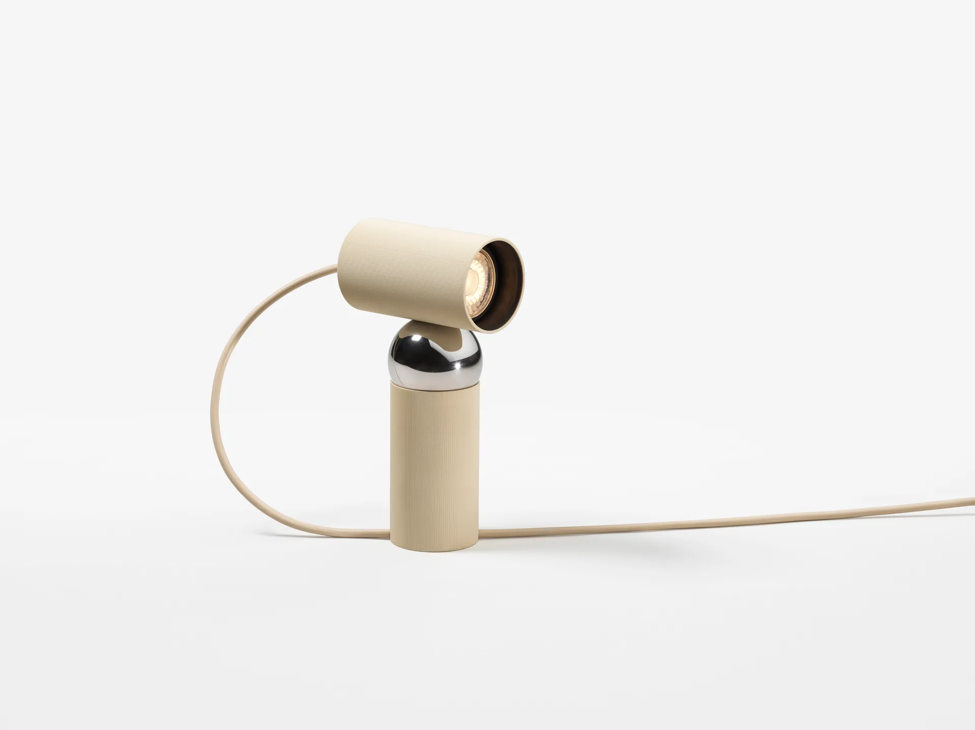 Bilboquet table lamp, Linen Flos