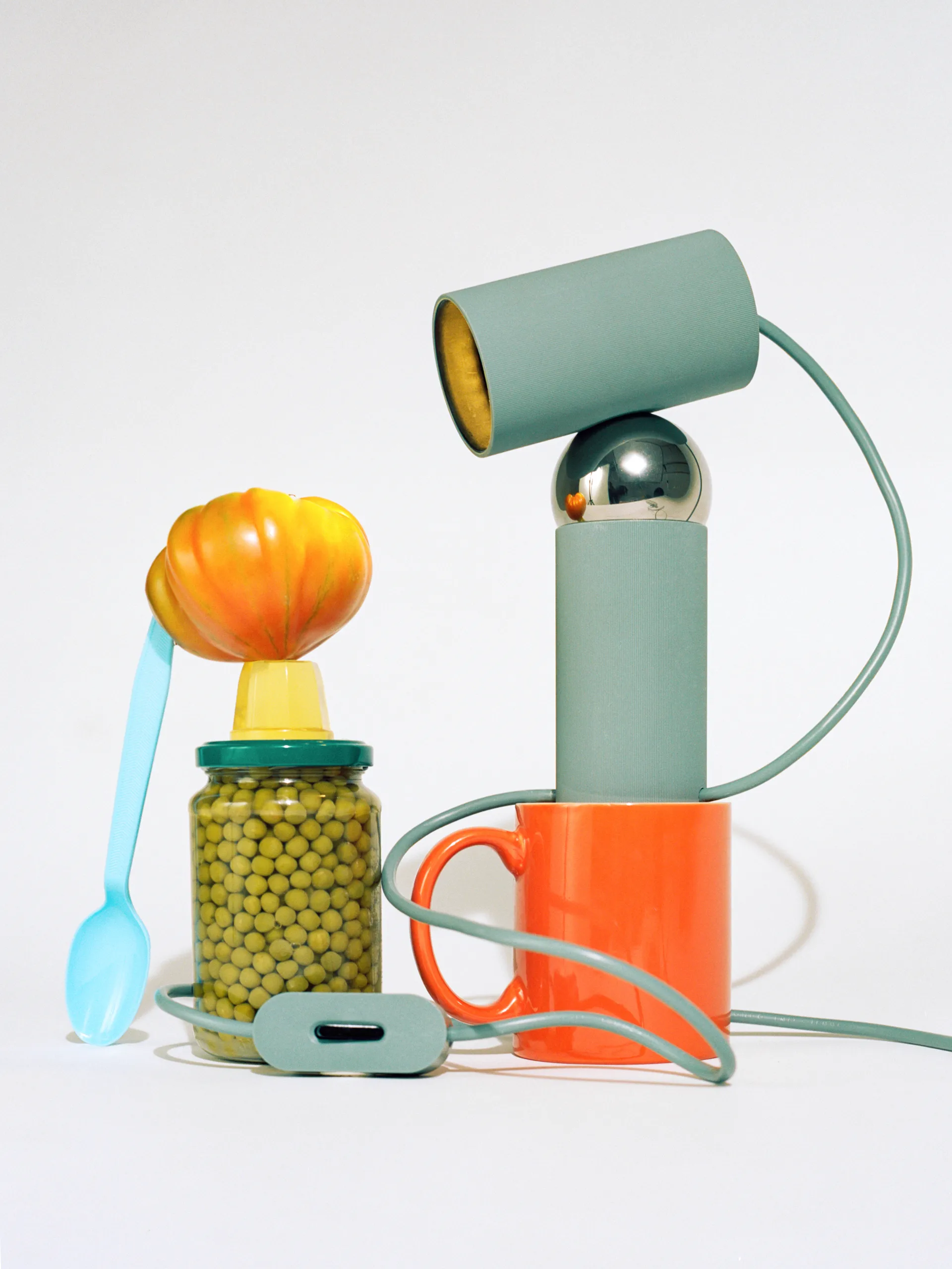 Bilboquet table lamp, Sage Flos