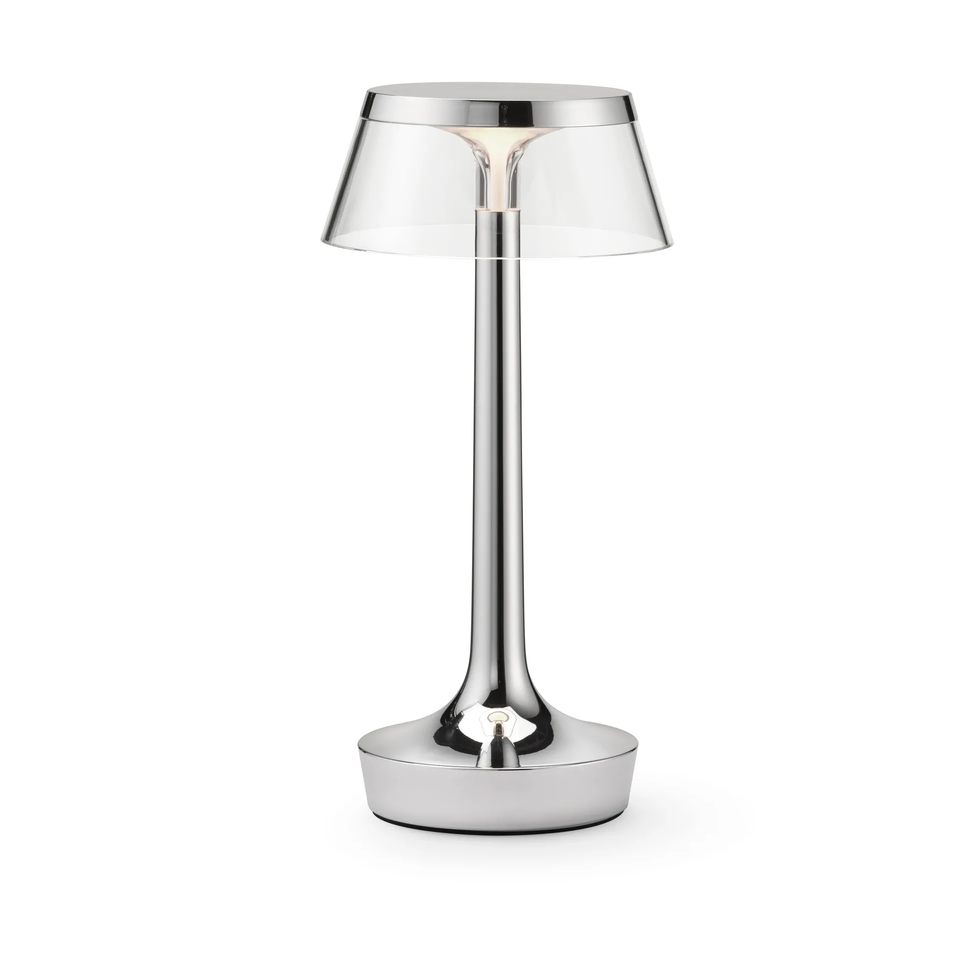 Bon Jour Unplugged table lamp, Chrome Flos