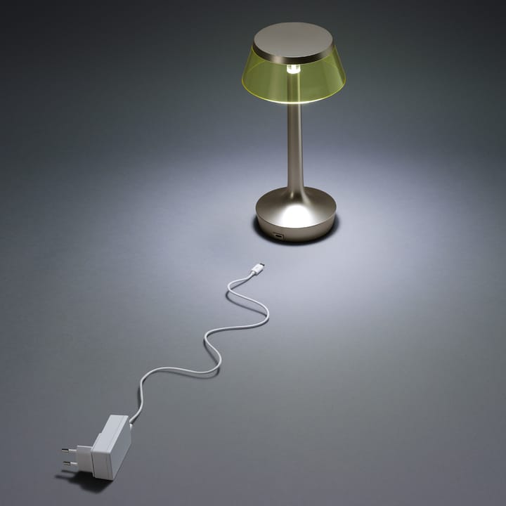 Bon Jour Unplugged table lamp, Copper-fumée Flos