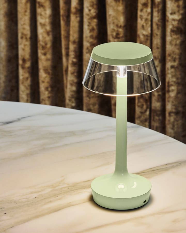 Bon Jour Unplugged table lamp, Fresh mint Flos