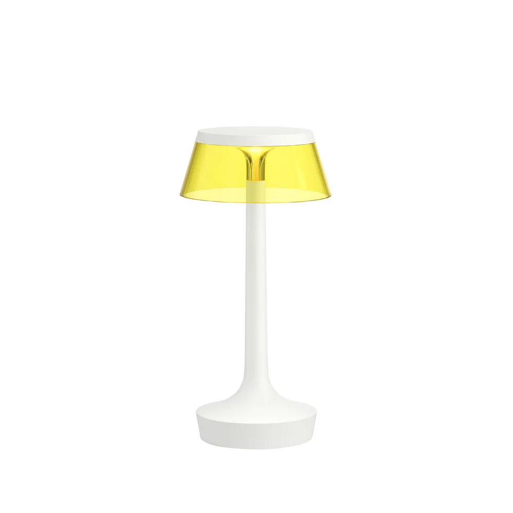 Bon Jour Unplugged table lamp, White-yellow Flos