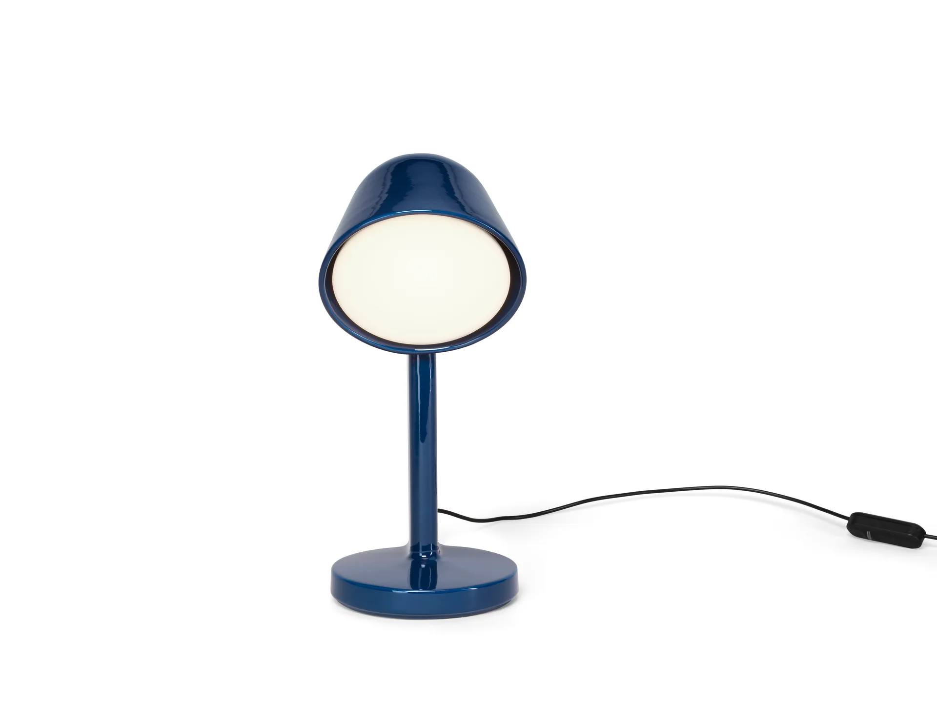 Ceramic Down table lamp, Navy blue Flos