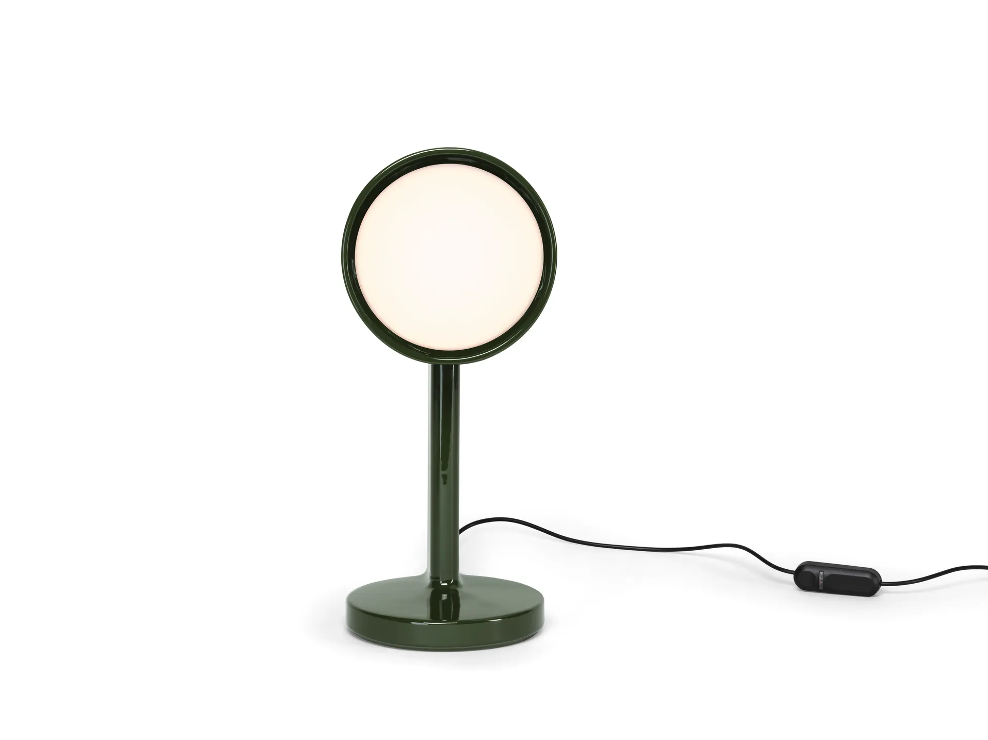 Ceramic Side table lamp, Moss green Flos