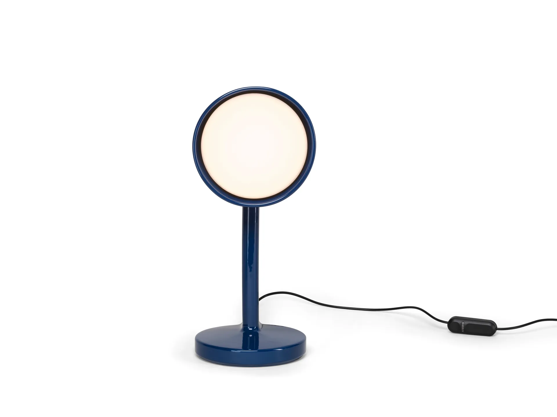 Ceramic Side table lamp, Navy blue Flos