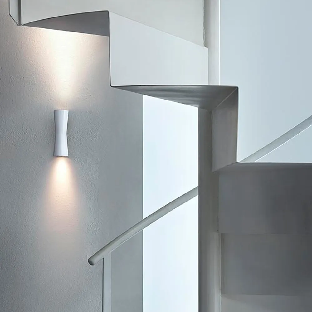 Clessidra 20°+20° wall lamp, White Flos