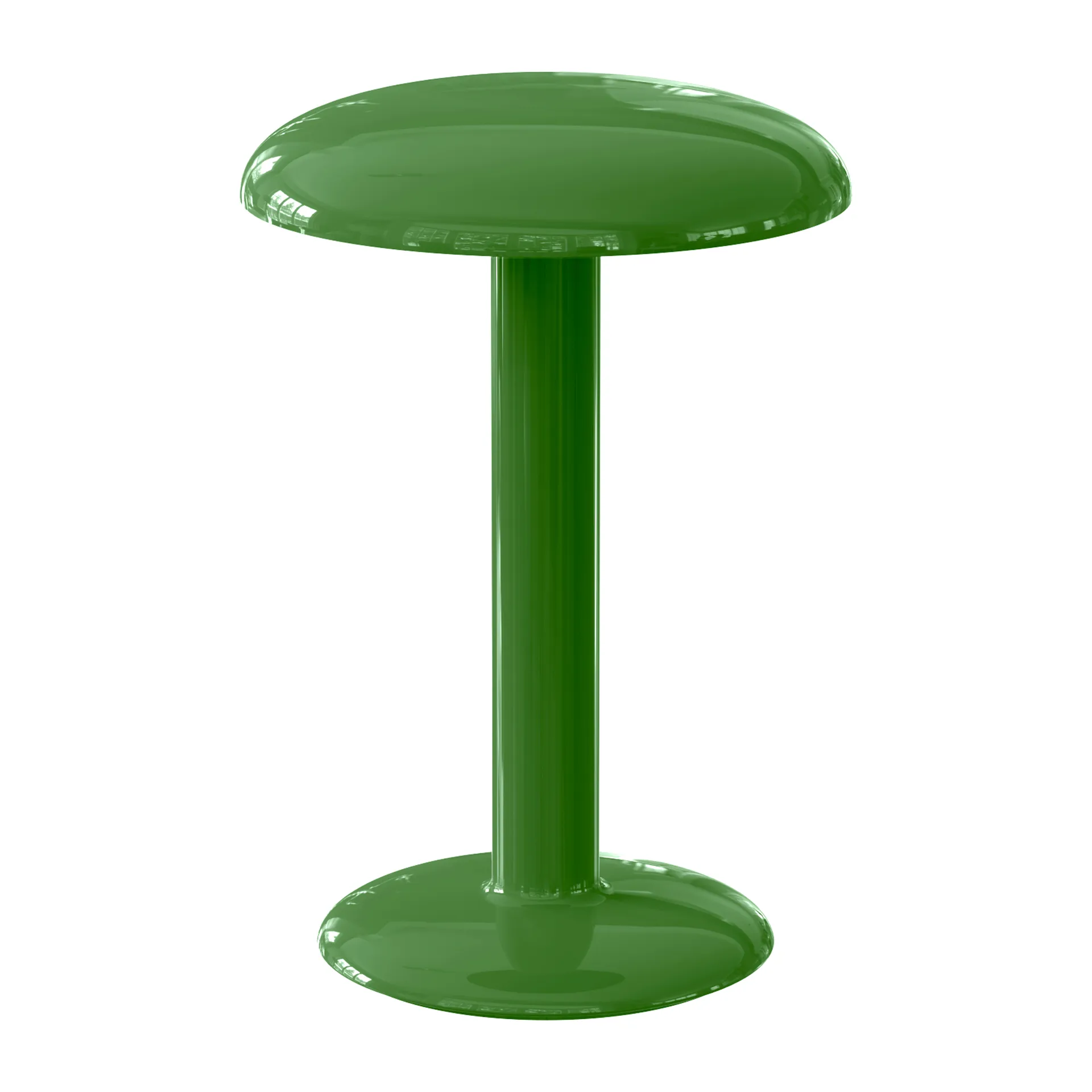 Gustave Residential table lamp portable, Lacquered green Flos
