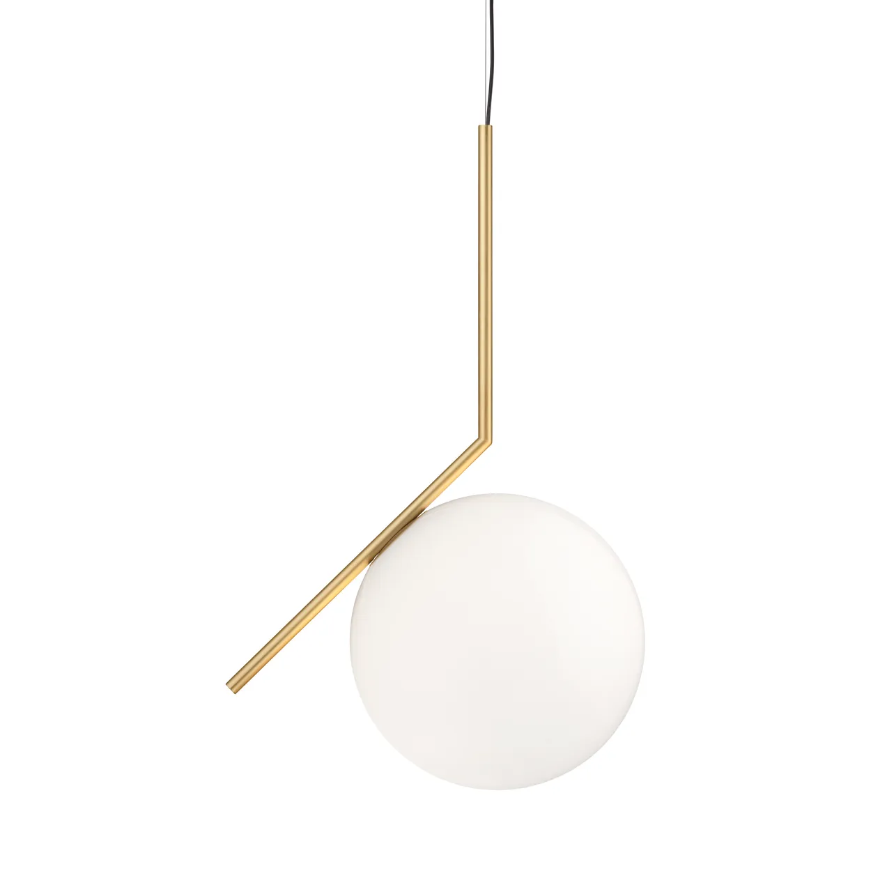 Flos IC Lights S3 pendant 102.8 cm Brass | Scandinavian Design | Pendant lamps | Gold-coloured