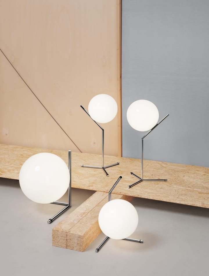 IC lights T1 high table lamp, Chrome, opal Flos