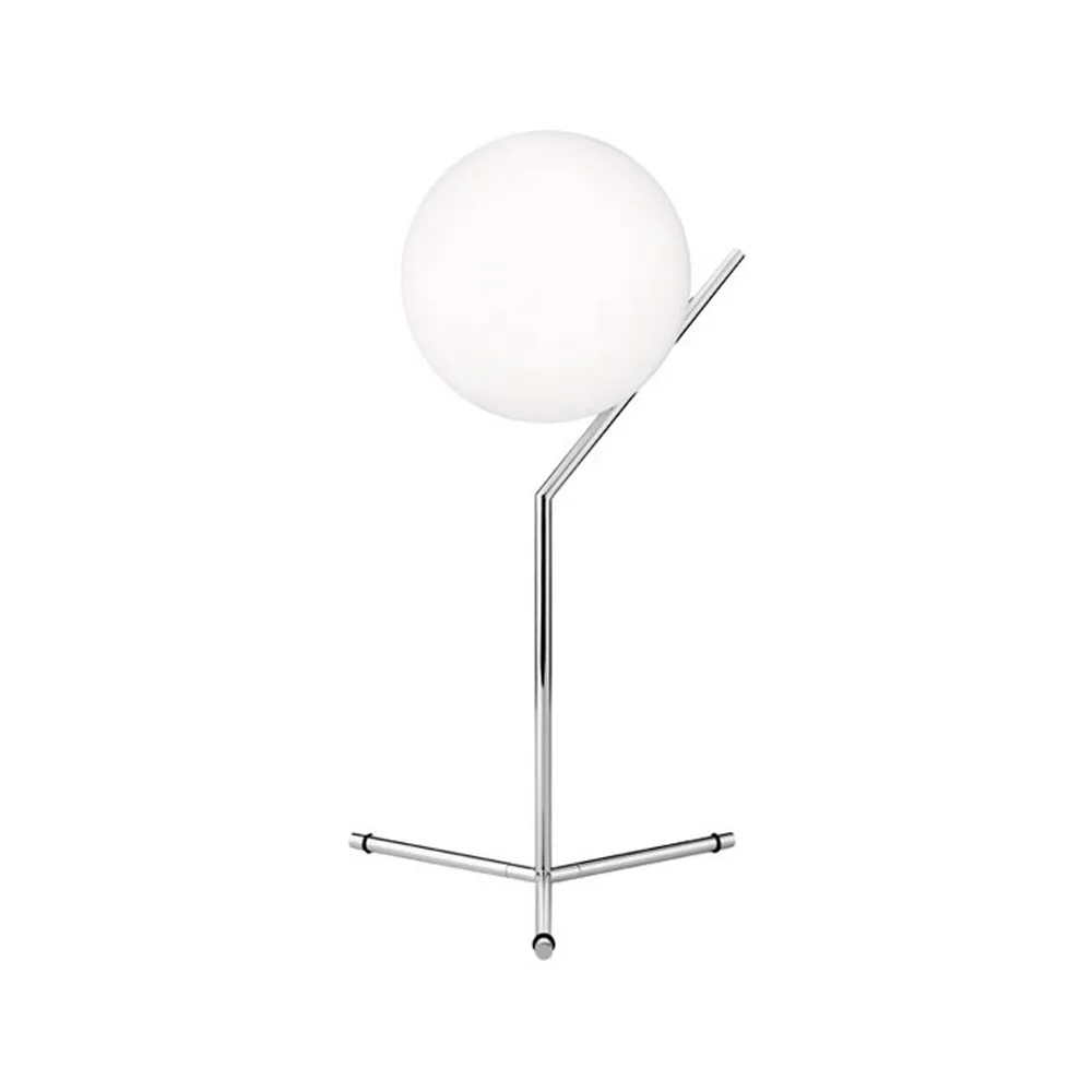 IC Lights T1 High table lamp, Chrome, opal Flos