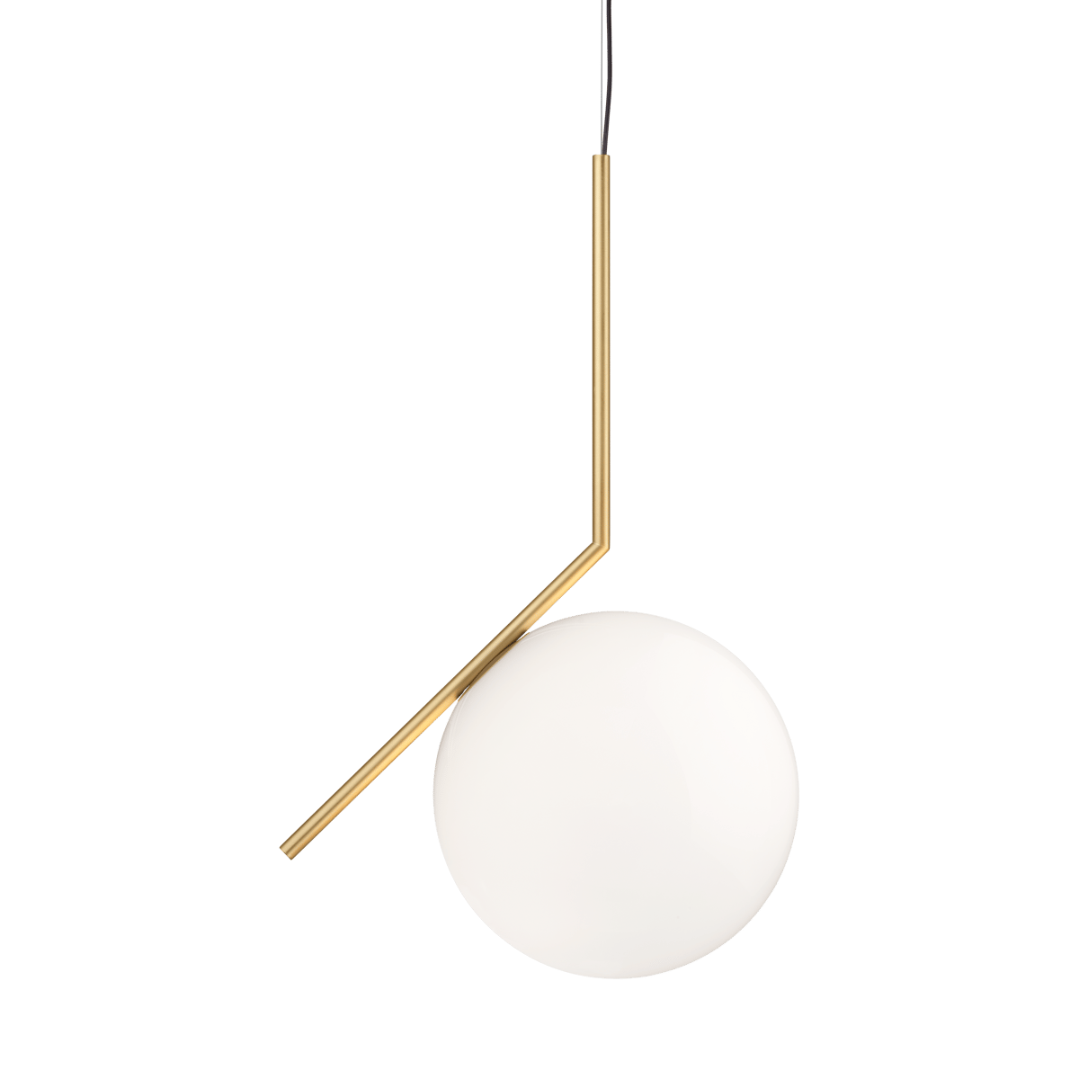 Flos IC S3 pendant 102.8 cm Brass | Scandinavian Design | Pendant lamps | Gold-coloured
