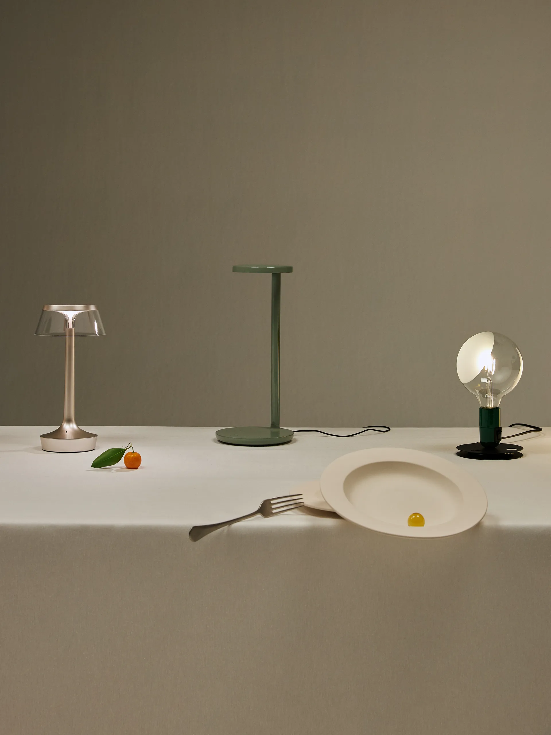 Lampadina table lamp, Green Flos