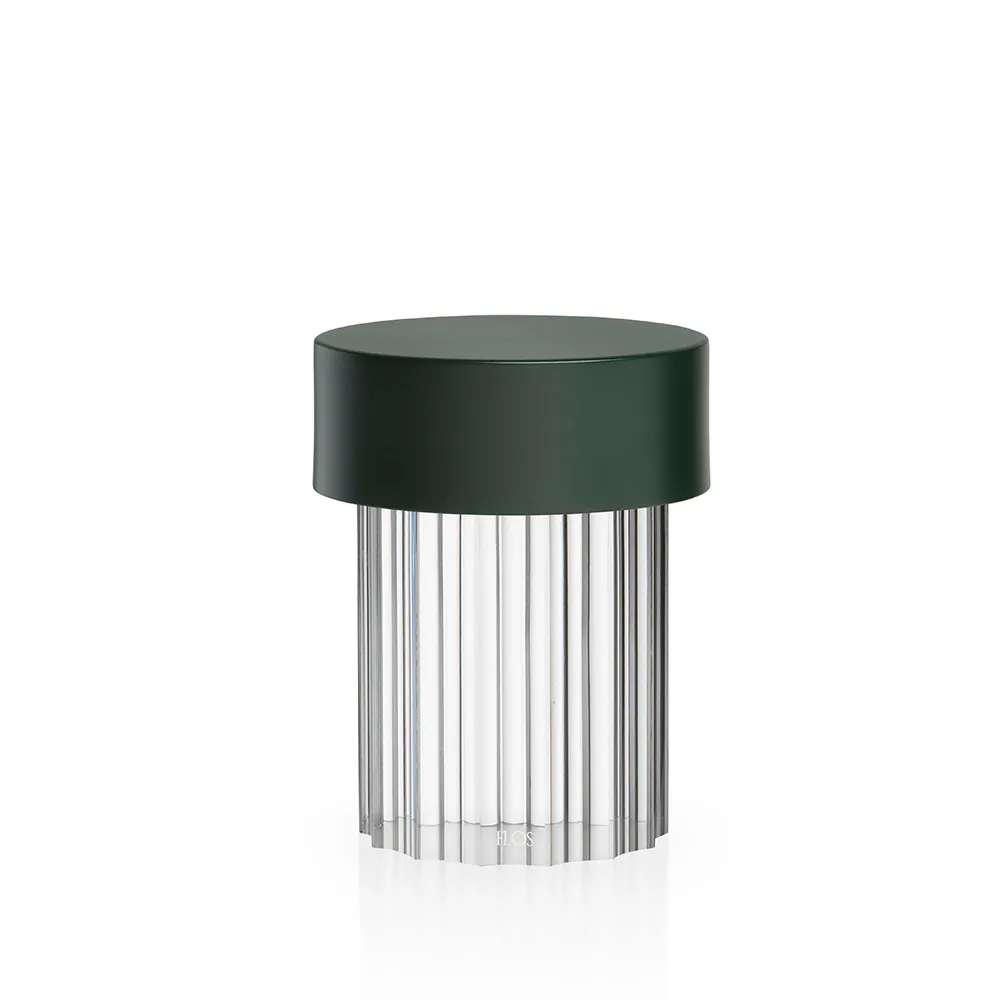 Flos Last Order Fluted IP55 table lamp Green | Scandinavian Design | Desk & table lamps | Green