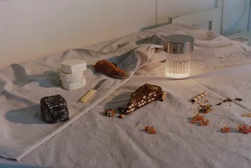 Last Order Fluted IP55 table lamp - Stainless steel - Flos