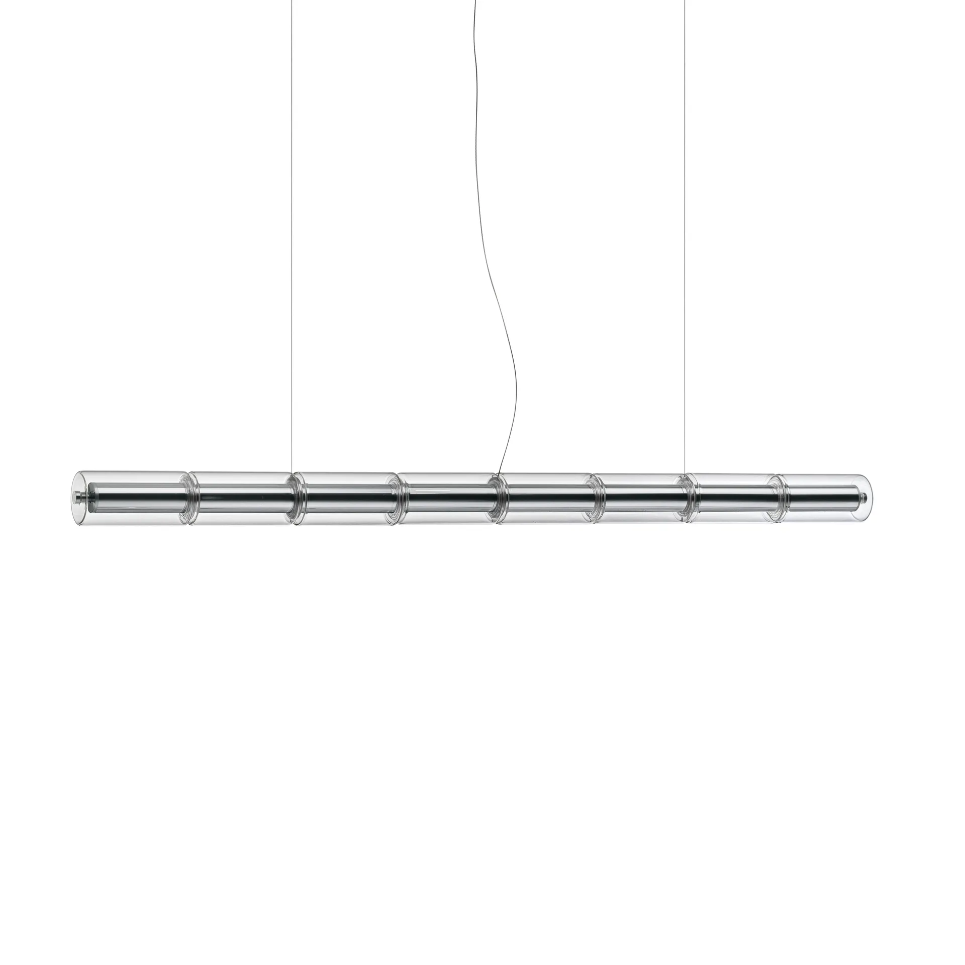 Luce Cilindrica S1 pendant 165.6 cm, Glass Flos