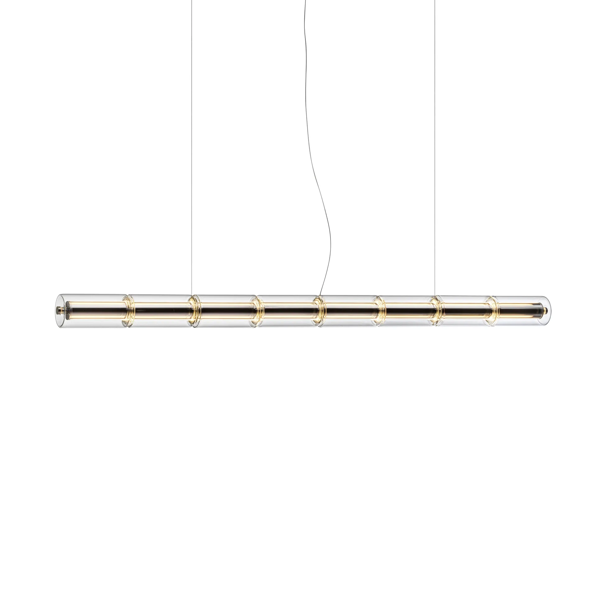 Luce Cilindrica S1 pendant 165.6 cm, Glass Flos