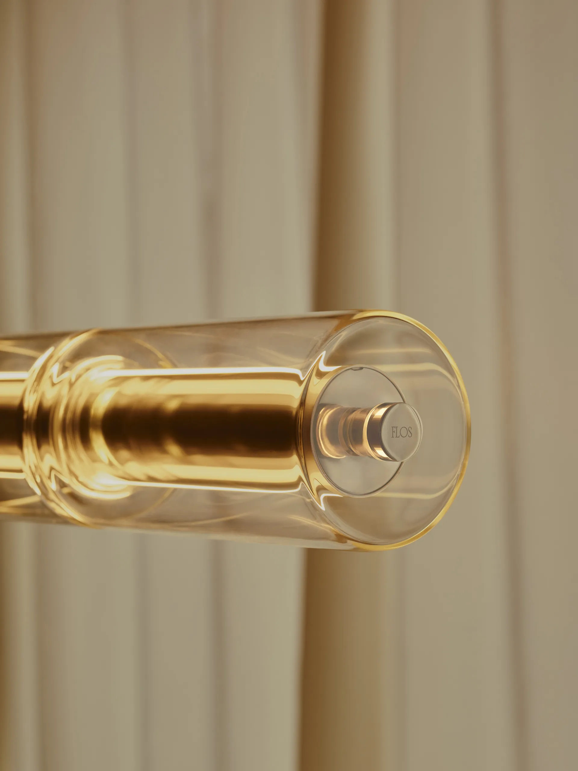 Luce Cilindrica S1 pendant 165.6 cm, Glass Flos