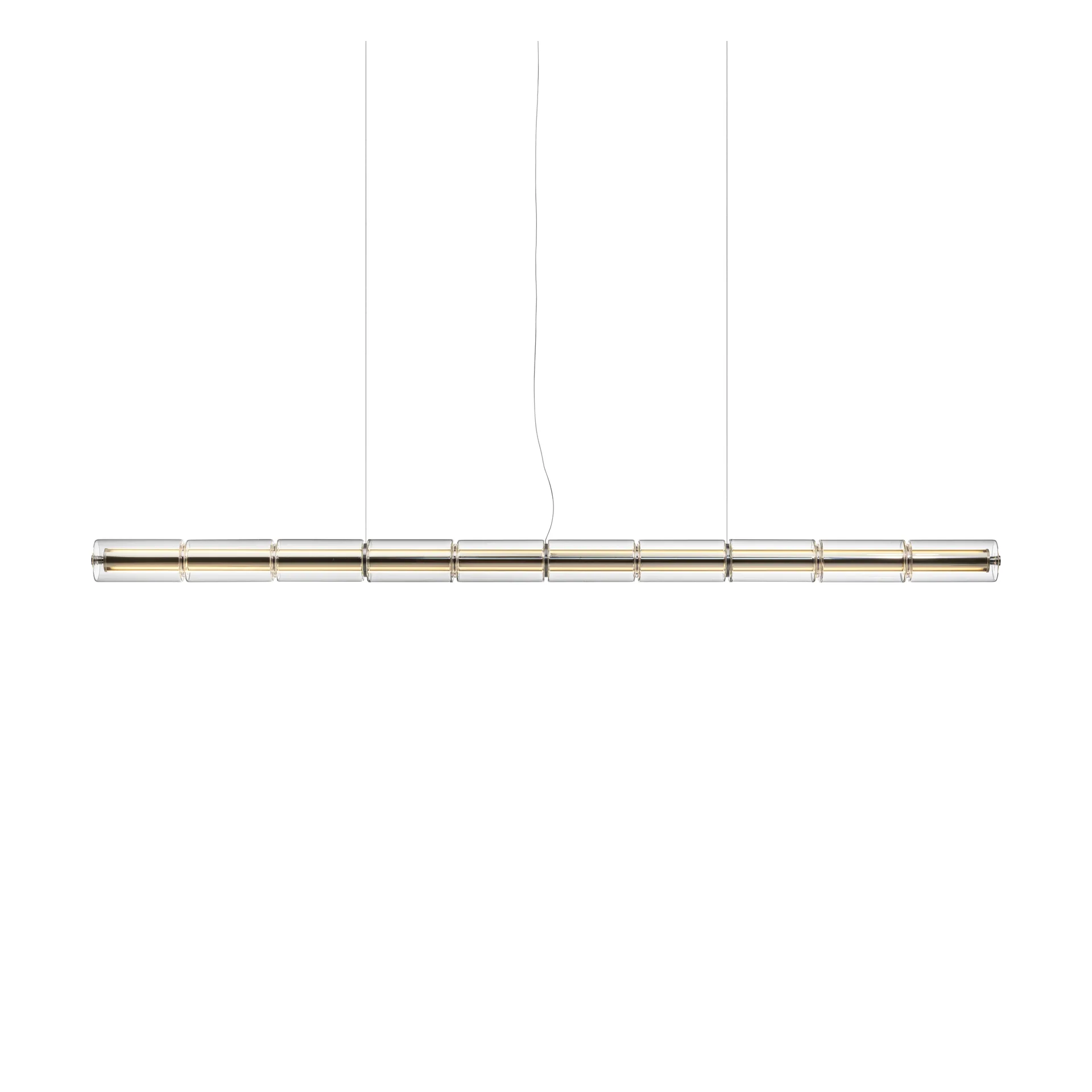 Luce Cilindrica S2 pendant 207.2 cm, Glass Flos