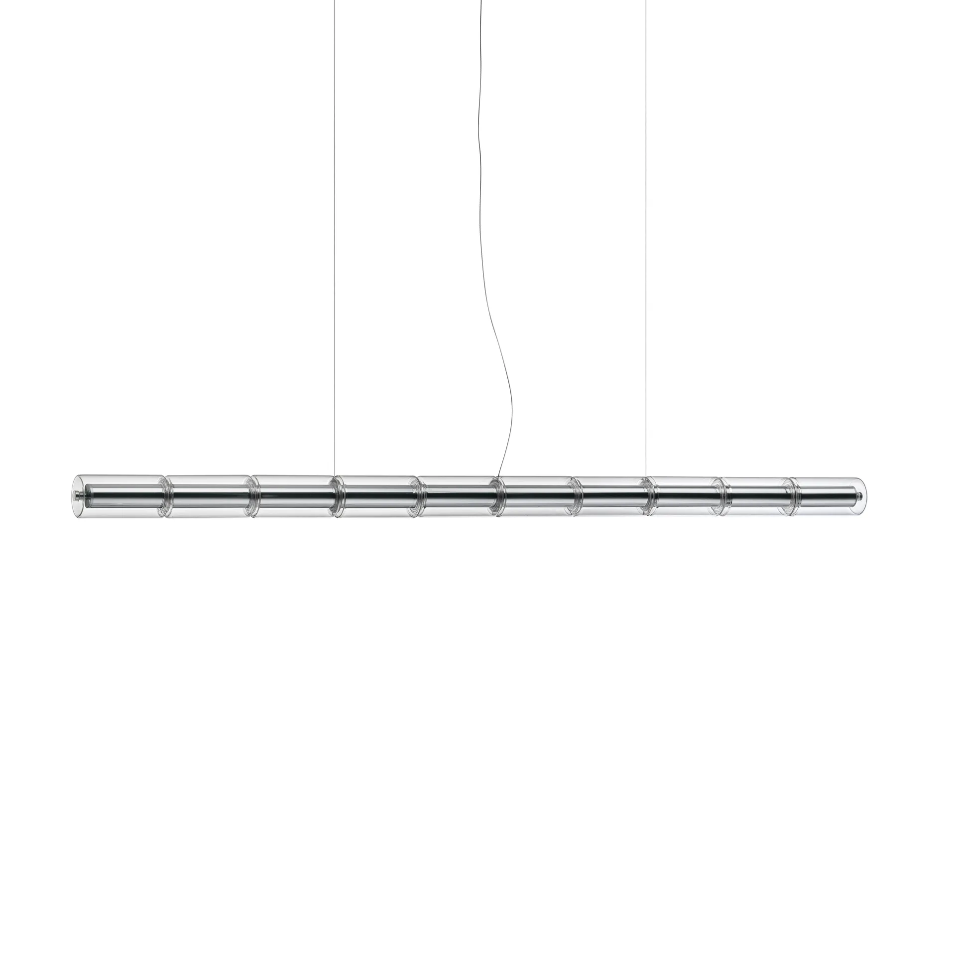 Luce Cilindrica S2 pendant 207.2 cm, Glass Flos