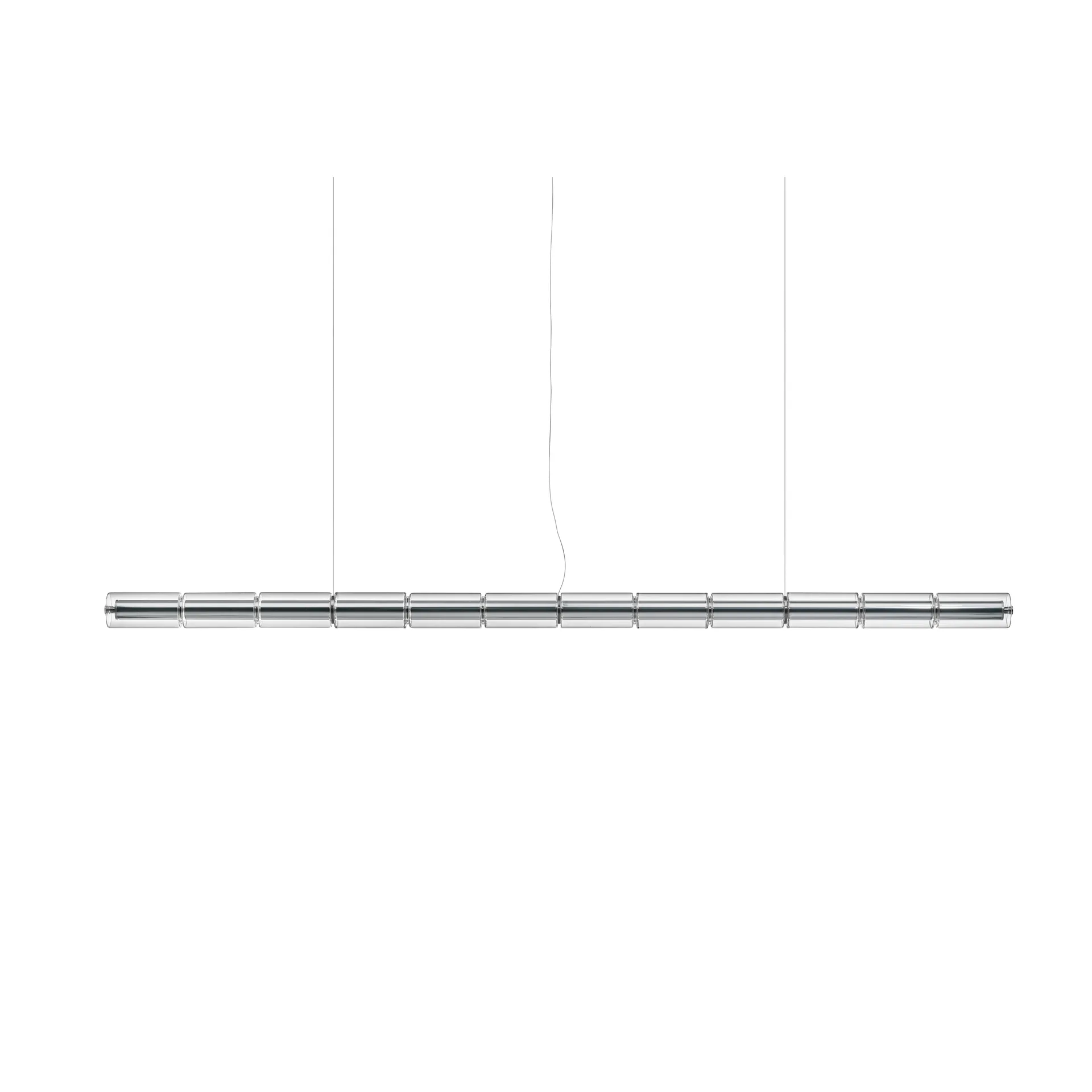 Luce Cilindrica S3 pendant 248.8 cm, Glass Flos
