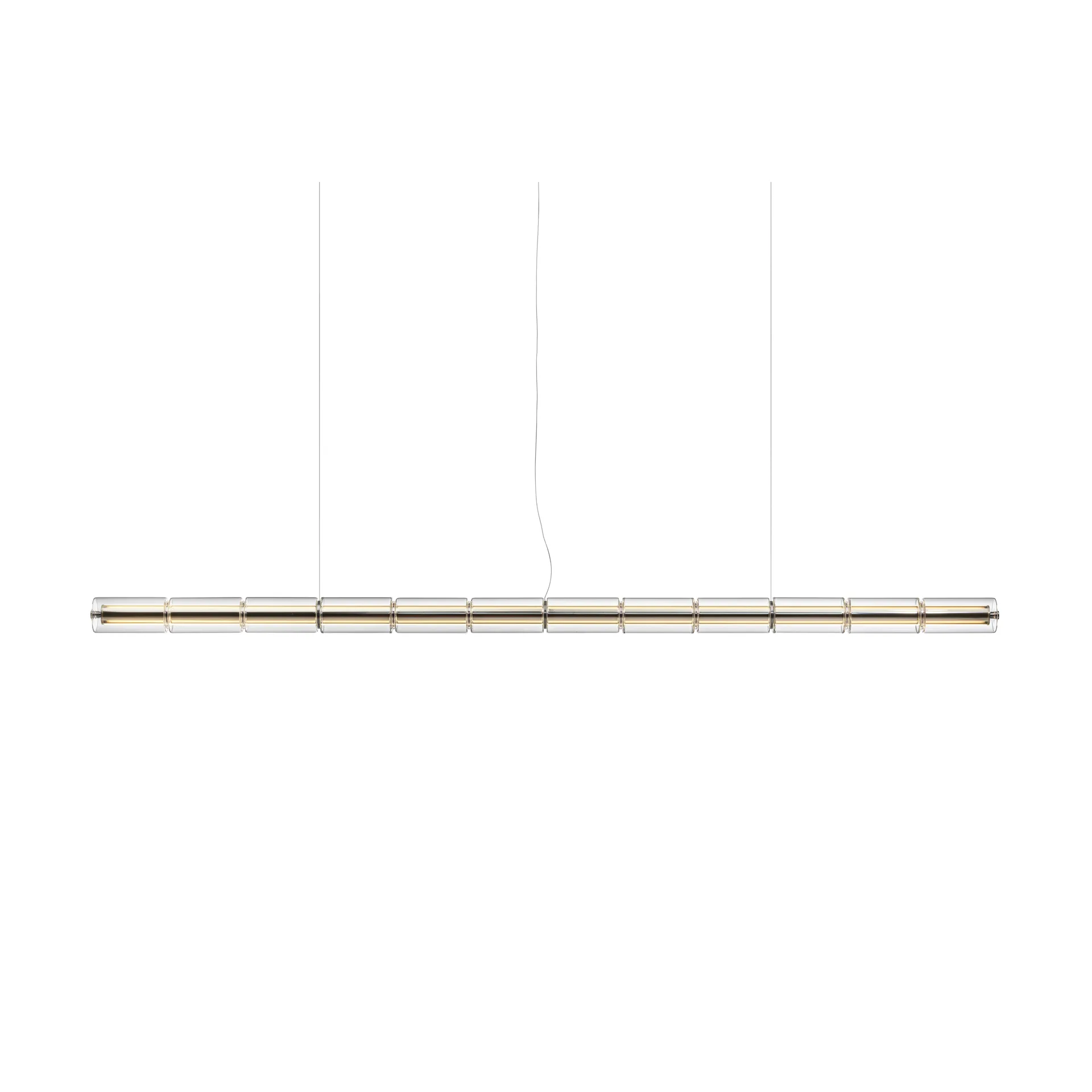 Luce Cilindrica S3 pendant 248.8 cm, Glass Flos