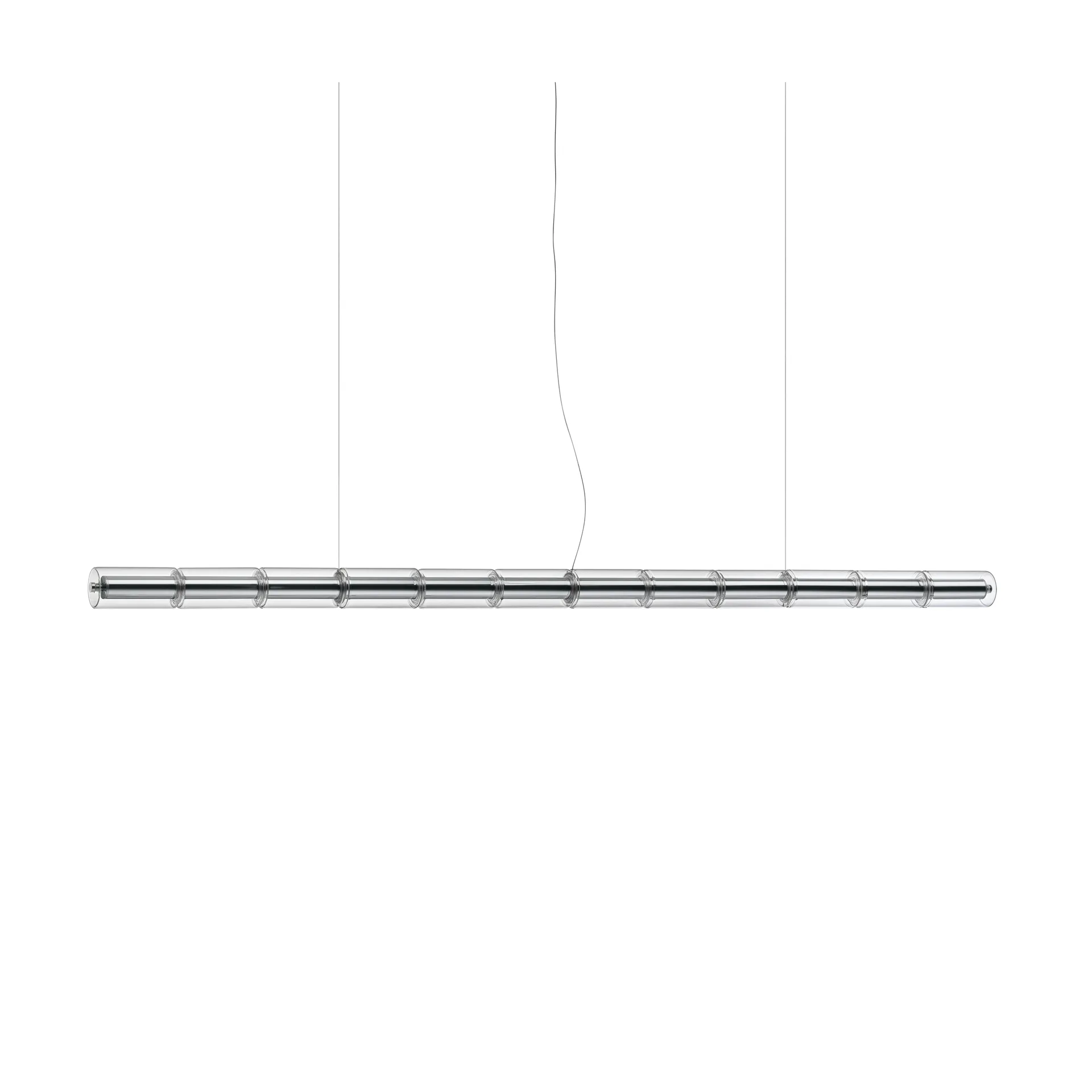 Luce Cilindrica S3 pendant 248.8 cm, Glass Flos