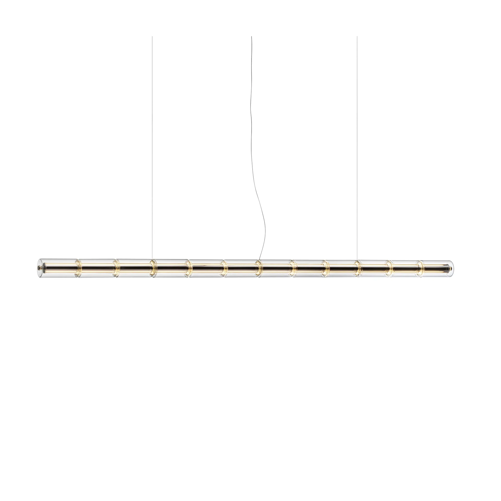 Luce Cilindrica S3 pendant 248.8 cm, Glass Flos