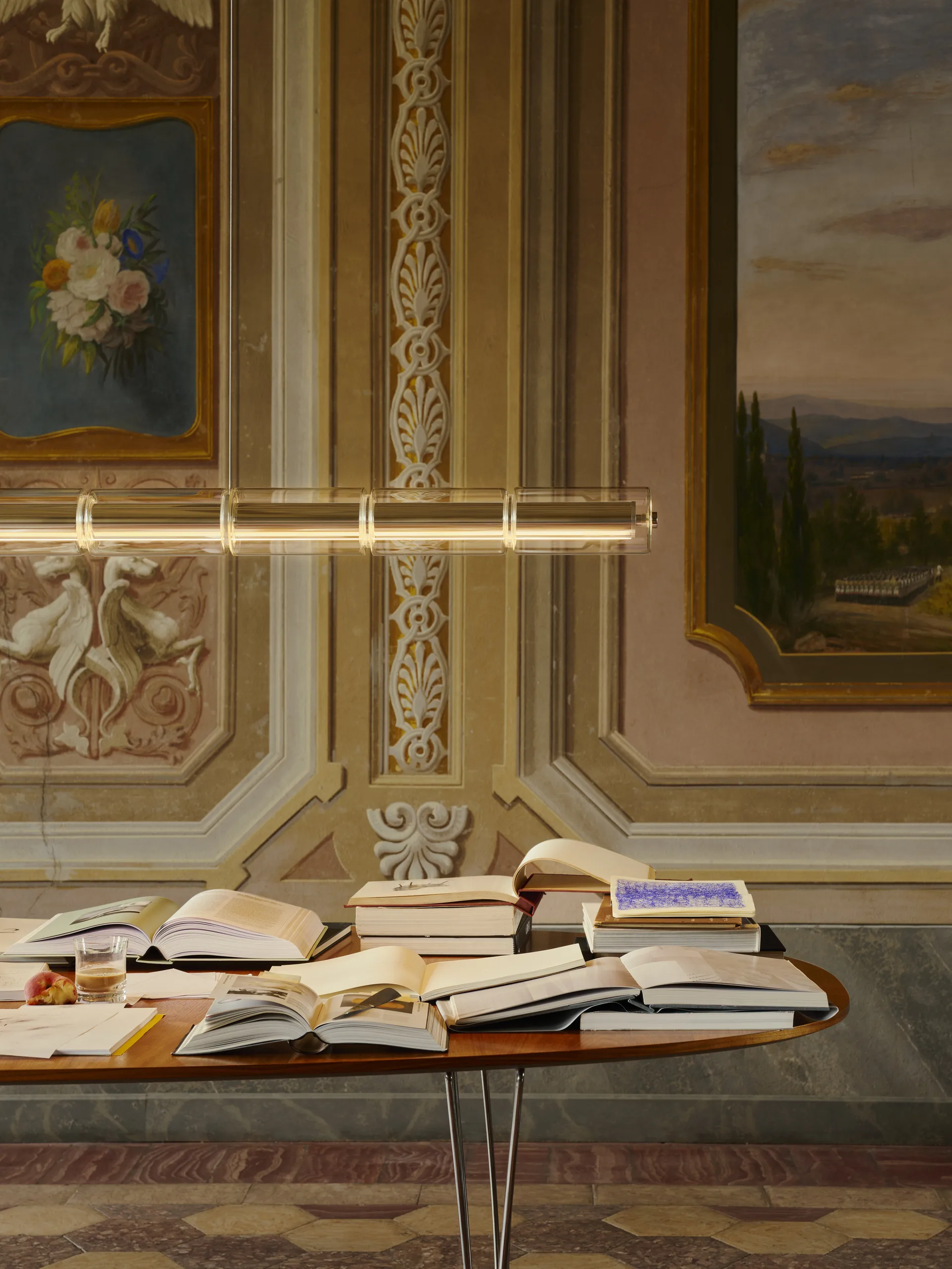 Luce Cilindrica S3 pendant 248.8 cm, Glass Flos